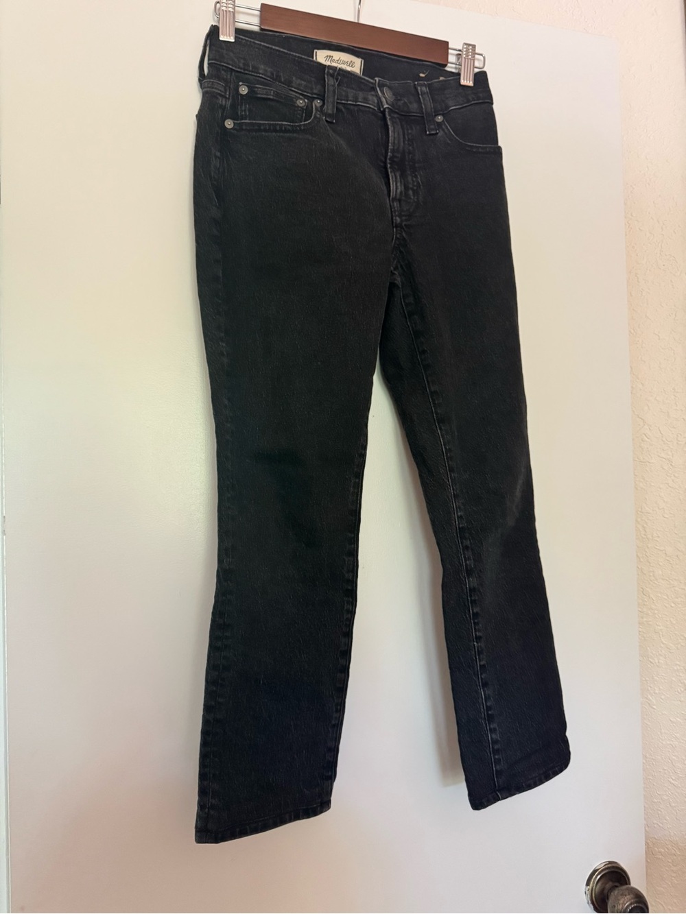 Madewell Washed Black High-Rise Jeans 24